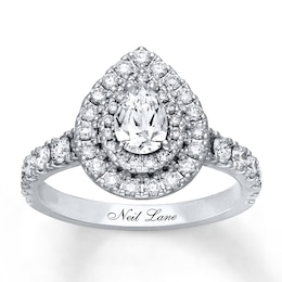 Previously Owned Neil Lane Engagement Ring 1-3/8 ct tw Diamonds 14K White Gold