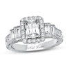 Thumbnail Image 1 of Previously Owned Neil Lane Engagement Ring 2-1/8 ct tw Radiant, Baguette & Round-cut Diamonds 14K White Gold