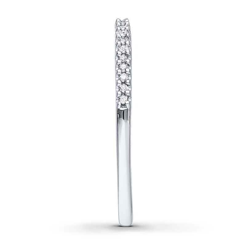 Main Image 3 of Previously Owned Diamond Ring 1/10 ct tw 10K White Gold