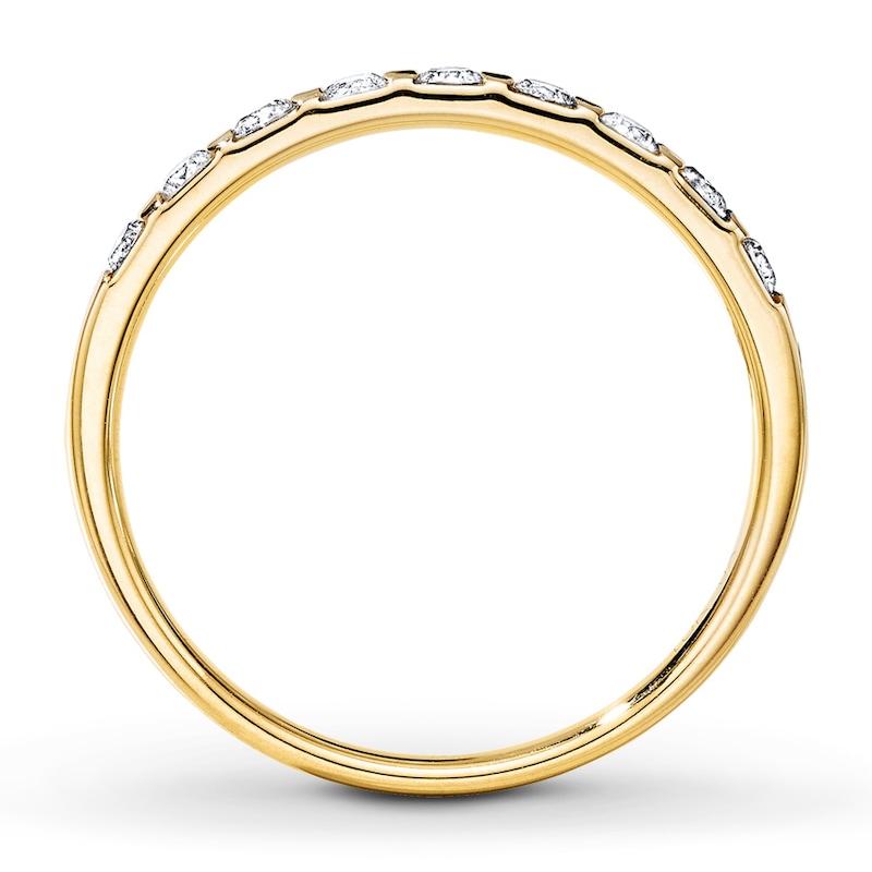 Main Image 2 of Previously Owned Anniversary Band 1/4 ct tw Round-cut Diamonds 10K Yellow Gold