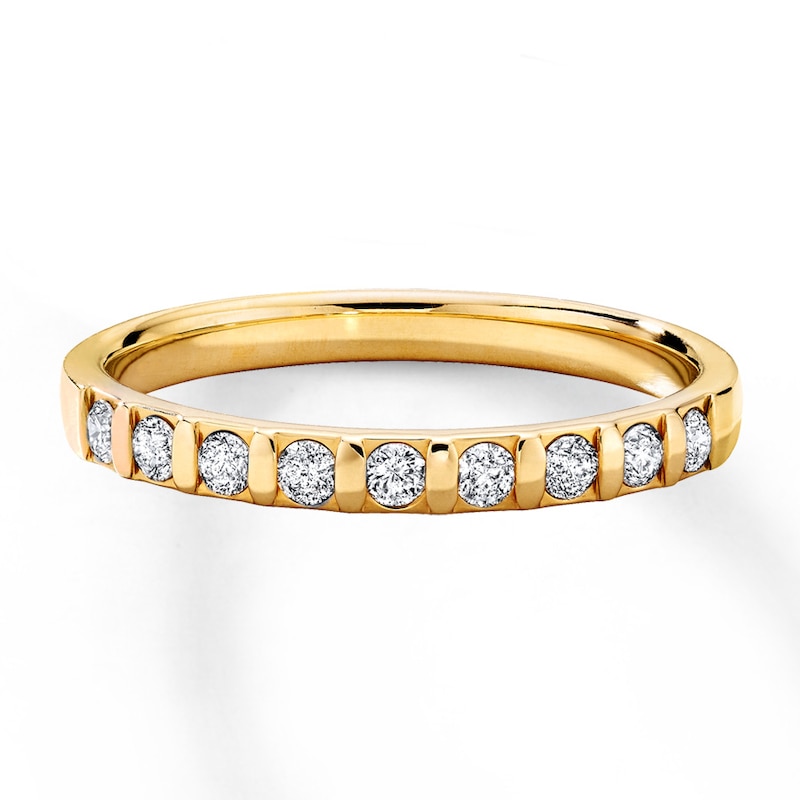 Main Image 4 of Previously Owned Anniversary Band 1/4 ct tw Round-cut Diamonds 10K Yellow Gold