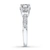 Thumbnail Image 2 of Previously Owned Diamond 3-Stone Ring 1 ct tw Round-cut 14K White Gold