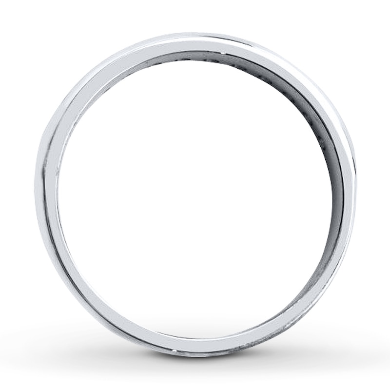 Main Image 2 of Previously Owned Diamond Anniversary Ring 3/8 ct tw Round-cut 10K White Gold