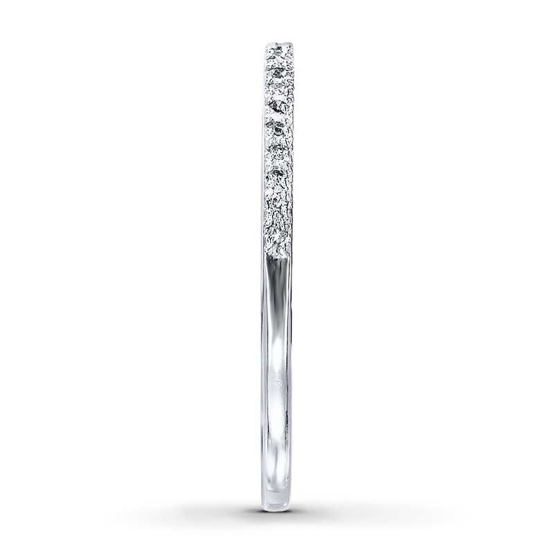 Main Image 3 of Previously Owned Band 1/20 ct tw Diamonds 14K White Gold