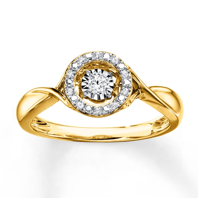 Previously Owned Ring 1/20 ct tw Diamonds 10K Yellow Gold