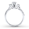 Thumbnail Image 1 of Previously Owned Diamond Ring Setting 1/4 ct tw Round-cut 14K White Gold