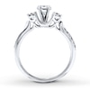 Thumbnail Image 2 of Previously Owned Diamond Ring Setting 1/4 ct tw Round-cut 14K White Gold