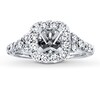 Thumbnail Image 1 of Previously Owned Diamond Ring Setting 1 ct tw Round-cut 18K White Gold