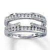 Thumbnail Image 0 of Previously Owned Diamond Enhancer Ring 1/2 ct tw Round-cut 14K White Gold - Size 3.5