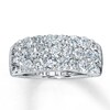 Thumbnail Image 1 of Previously Owned THE LEO Diamonds 2 ct tw Anniversary Band Round-cut 14K White Gold Size 11