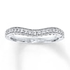 Thumbnail Image 1 of Previously Owned Diamond Wedding Ring 1/5 ct tw Round-cut 10K White Gold Size 10