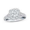 Thumbnail Image 1 of Previously Owned Neil Lane Engagement Ring 2-1/6 ct tw Cushion & Round-cut Diamonds 14K White Gold - Size 4.5