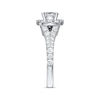 Thumbnail Image 2 of Previously Owned Neil Lane Engagement Ring 2-1/6 ct tw Cushion & Round-cut Diamonds 14K White Gold - Size 4.5