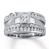 Thumbnail Image 1 of Previously Owned Enhancer 1/2 ct tw Round-cut Diamonds 14K White Gold - Size 9.25