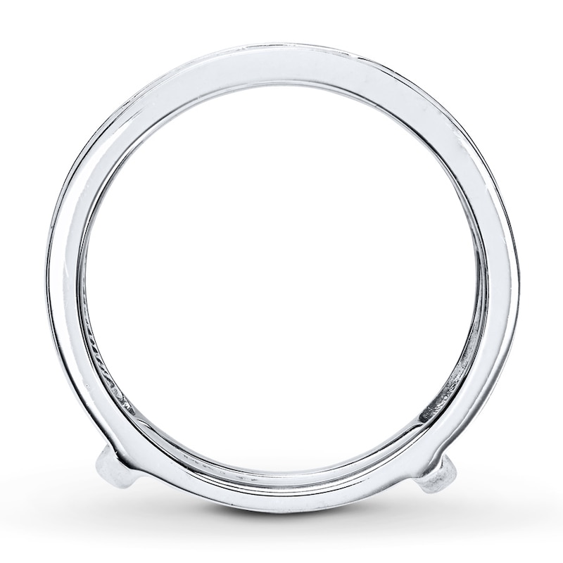Main Image 2 of Previously Owned Diamond Enhancer Ring 1 ct tw Round-cut 14K White Gold