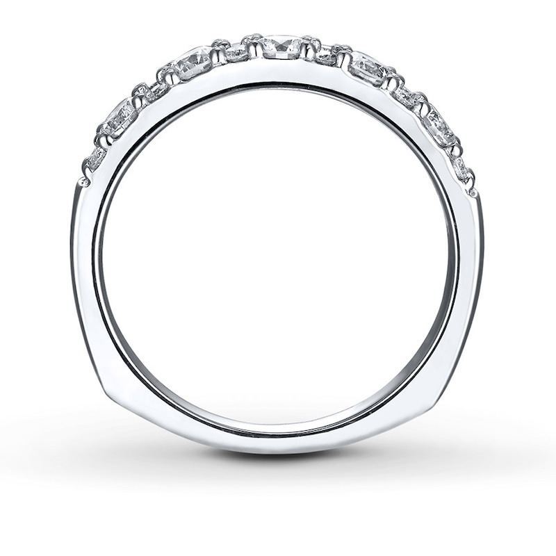 Main Image 2 of Previously Owned Hearts Desire Anniversary Band 3/4 ct tw Round-cut Diamonds 18K White Gold