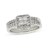Thumbnail Image 1 of Previously Owned Diamond Bridal Set 1/2 Carat tw Princess-cut 14K White Gold