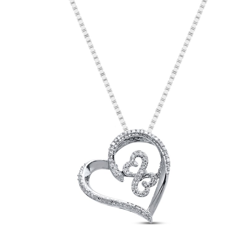 Previously Owned Diamond Necklace 1/10 ct tw Sterling Silver 18"