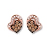 Thumbnail Image 1 of Previously Owned Le Vian Diamond Earrings 1/4 ct tw 14K Rose Gold
