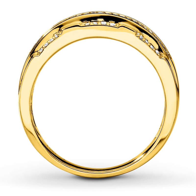 Previously Owned Men's Diamond Ring 1/2 ct tw 10K Yellow Gold