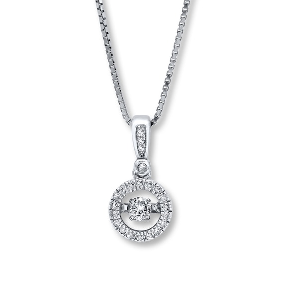 Previously Owned Unstoppable Love 1/5 carat tw Sterling Silver Necklace
