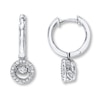 Previously Owned Unstoppable Love 1/4 ct tw Earrings 10K White Gold