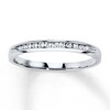 Thumbnail Image 1 of Previously Owned Diamond Anniversary Ring 1/8 ct tw Round-cut 10K White Gold