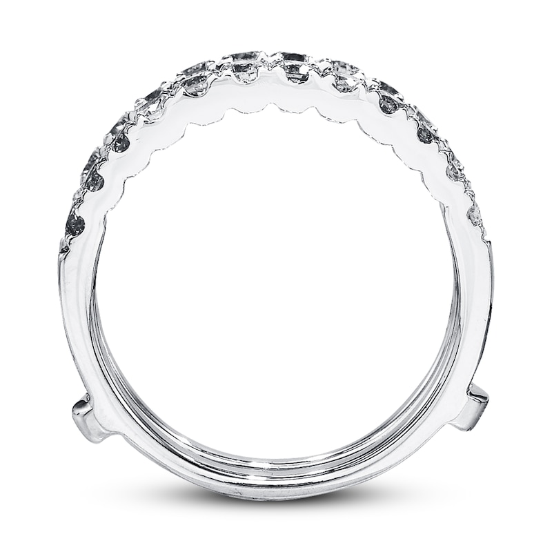 Main Image 2 of Previously Owned Diamond Enhancer Ring 1 ct tw Round-cut 14K White Gold