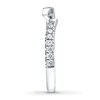 Thumbnail Image 3 of Previously Owned Ever Us Diamond Wedding Band 1/5 ct tw Round-cut 14K White Gold