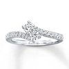 Previously Owned Ever Us Diamond Ring 1/2 ct tw Round-cut 14K White Gold