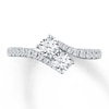 Previously Owned Ever Us Diamond Ring 1 ct tw Round-cut 14K White Gold