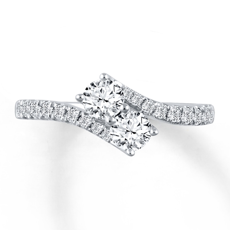 Main Image 1 of Previously Owned Ever Us Diamond Ring 1 ct tw Round-cut 14K White Gold