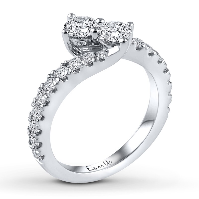 Main Image 2 of Previously Owned Ever Us Diamond Ring 1-1/2 ct tw Round-cut 14K Gold