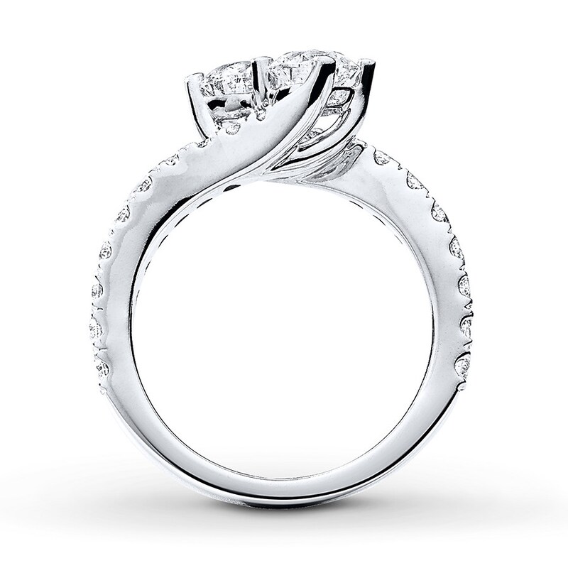 Previously Owned Ever Us Diamond Ring 2 ct tw Round-cut 14K White Gold