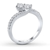 Thumbnail Image 2 of Previously Owned Ever Us Diamond Ring 3/4 ct tw Round-cut 14K White Gold
