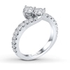 Thumbnail Image 2 of Previously Owned Ever-Us Ring 1-1/2 ct tw Round-cut Diamonds 14K Gold