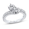Thumbnail Image 1 of Previously Owned Ever Us Two-Stone Ring 2 ct tw Round-cut Diamonds 14K White Gold