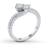 Thumbnail Image 2 of Previously Owned Ever Us Ring 1/2 ct tw Round-cut Diamonds 14K White Gold