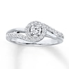 Thumbnail Image 1 of Previously Owned Diamond Engagement Ring 1/3 ct tw Round-cut 14K White Gold