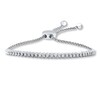 Thumbnail Image 1 of Previously Owned Bolo Bracelet 1/15 ct tw Diamonds Sterling Silver 9.5"