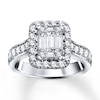 Previously Owned Diamond Engagement Ring 1 ct tw 14K White Gold