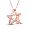 Thumbnail Image 1 of Previously Owned Neil Lane Designs Diamond Star Necklace 14K Rose Gold