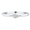 Thumbnail Image 1 of Previously Owned Unstoppable Love Bracelet 1/15 ct tw Diamonds Sterling Silver
