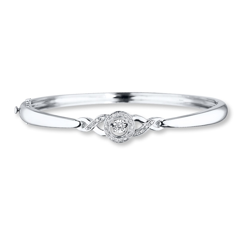 Main Image 1 of Previously Owned Unstoppable Love Bracelet 1/15 ct tw Diamonds Sterling Silver