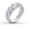 Thumbnail Image 0 of Previously Owned THE LEO Diamond Anniversary Band 1-1/4 ct tw Round-cut 14K White Gold