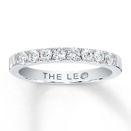 Previously Owned THE LEO Diamond Anniversary Band 3/8 ct tw Round-cut 14K White Gold