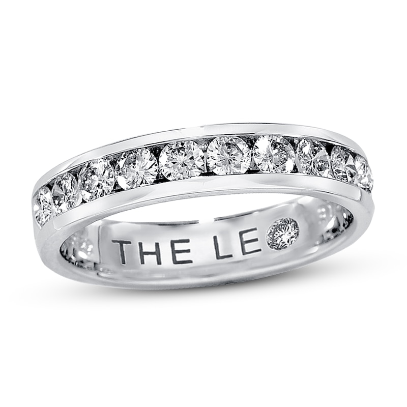 Main Image 1 of Previously Owned THE LEO Anniversary Band 5/8 ct tw Round-cut Diamonds 14K White Gold