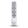 Thumbnail Image 3 of Previously Owned THE LEO Anniversary Band 5/8 ct tw Round-cut Diamonds 14K White Gold