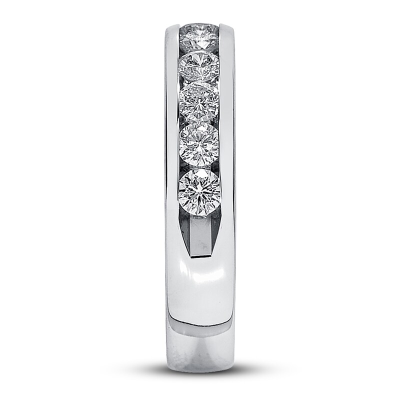 Main Image 3 of Previously Owned THE LEO Anniversary Band 5/8 ct tw Round-cut Diamonds 14K White Gold