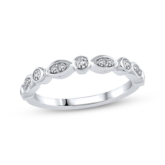 Previously Owned Diamond Ring 1/4 ct tw Round-cut 14K White Gold